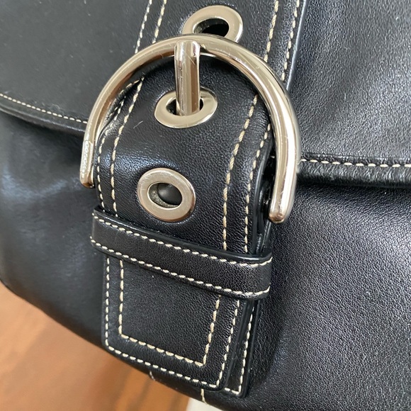 COACH Black leather bag - Picture 3 of 13